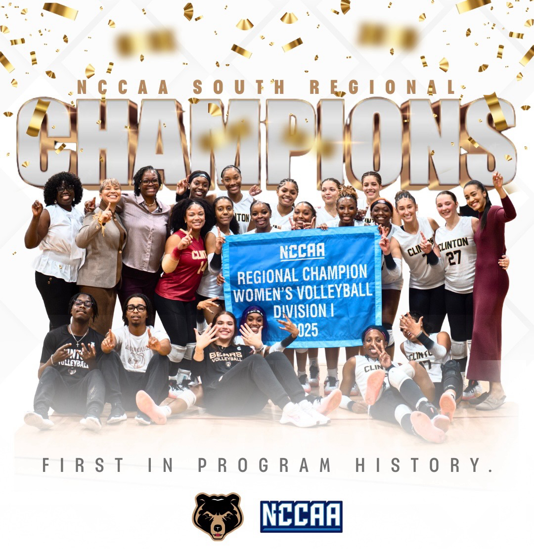 #10 Clinton Volleyball Knocks off Carolina U. 3-2 to Win Region Championship, Clinch Nationals Bid